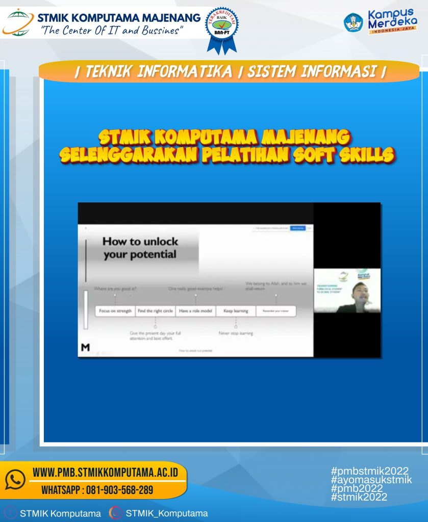 STMIK Komputama Majenang Selenggarakan Pelatihan Soft Skills