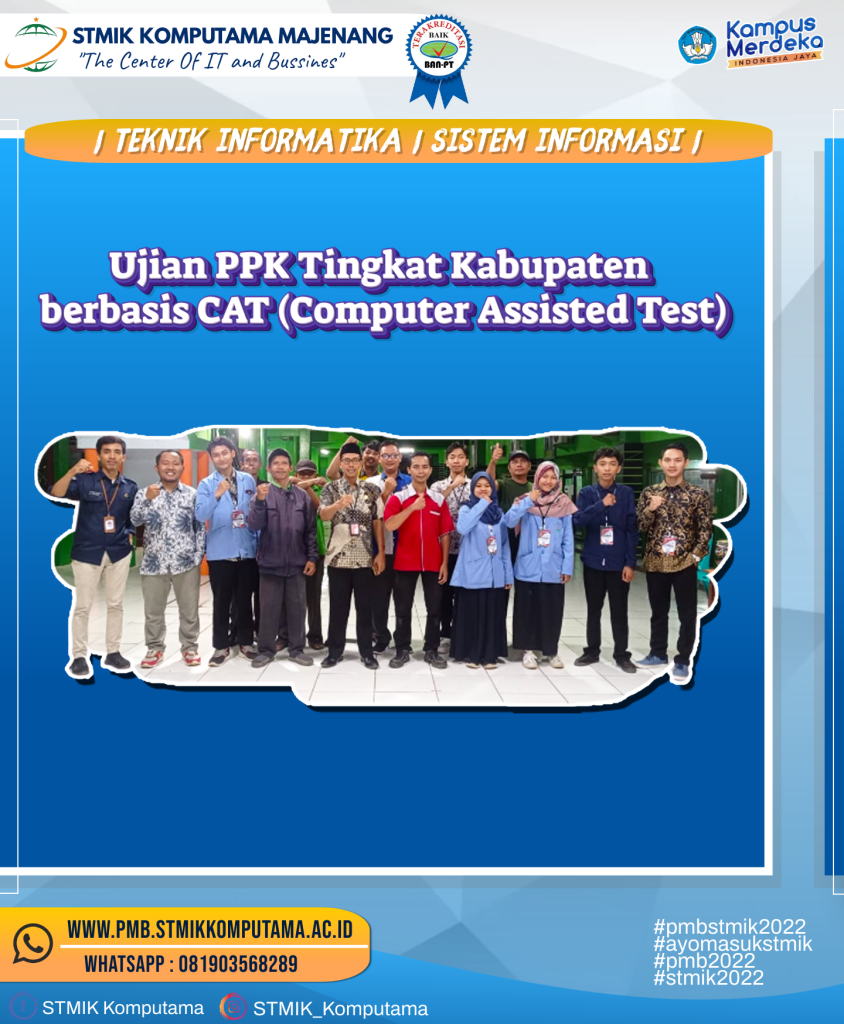 Ujian PPK Tingkat Kabupaten berbasis CAT (Computer Assisted Test)