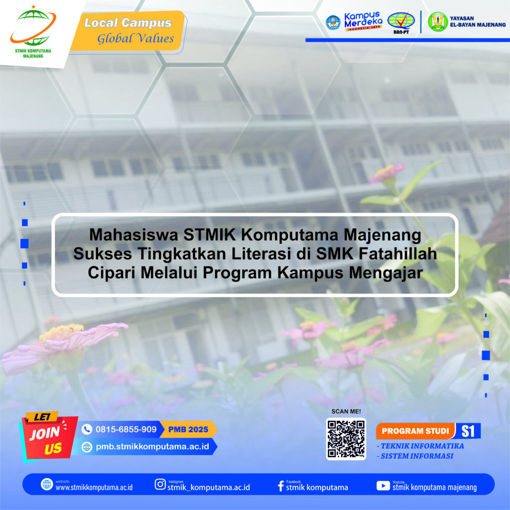 Mahasiswa STMIK Komputama Majenang Sukses Tingkatkan Literasi di SMK Fatahillah Cipari Melalui Program Kampus Mengajar
