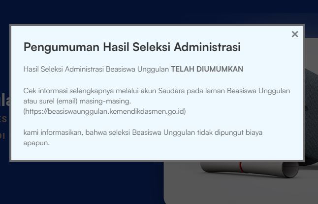 Cara Mudah Mengecek Pengumuman Seleksi Administrasi Beasiswa Unggulan 2025 Kemendikdasmen