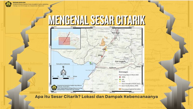 Dikaitkan dengan Gempa Beruntun di Sukabumi dan Bandung, Ini Riwayat Sesar Citarik yang Pernah ‘Merusak’ Jabar
