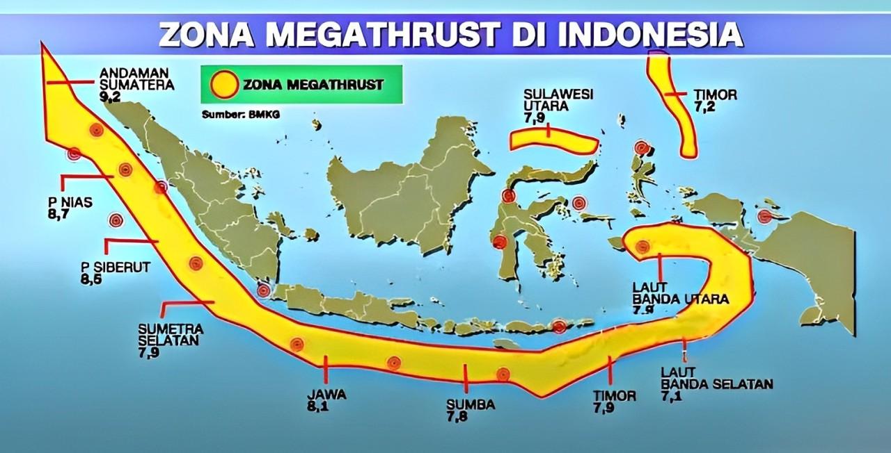 Riwayat 5 Gempa Megathrust dan Ancamannya di Indonesia, Apakah Cilacap Bisa Terdampak?
