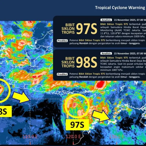 2 Bibit Siklon Tropis Terdeteksi, Apa Dampaknya di Indonesia?