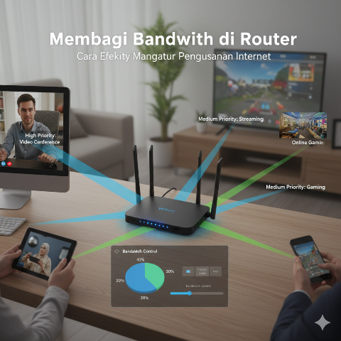 Membagi Bandwidth di Router, Cara Efektif Mengatur Penggunaan Internet