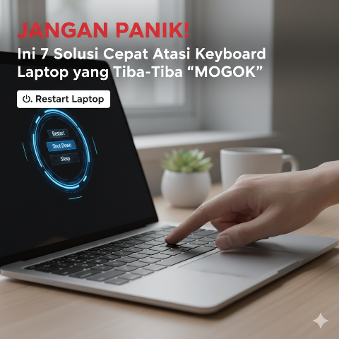 Jangan Panik! Ini 7 Solusi Cepat Atasi Keyboard Laptop yang Tiba-Tiba ‘Mogok’