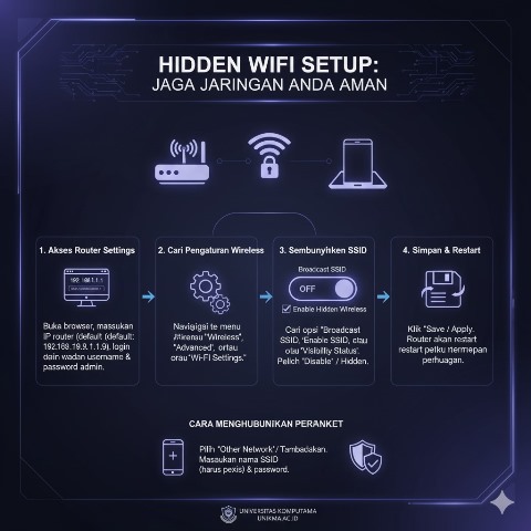Cara Setting Hidden Sinyal, Agar Aman dari Pembobolan Jaringan WiFi