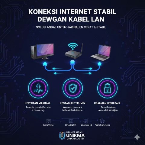 Tips Koneksi Internet Stabil dengan Kabel LAN