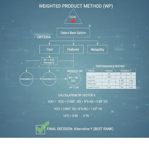 Penerapan Metode WP dalam konteks SPK atau DSS, Lengkap Penjelasannya